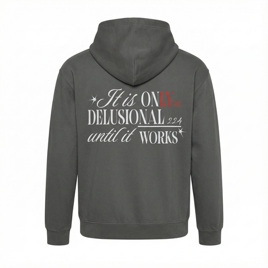 DELUSIONAL DREAMS oversized hoodie